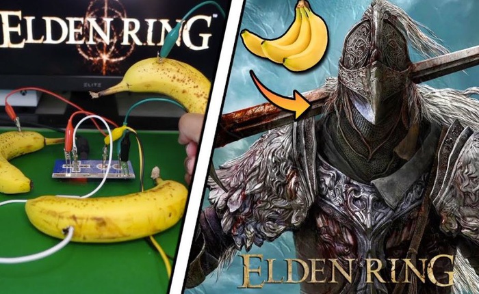 YouTuber chơi Elden Ring bằng 12 quả chuối