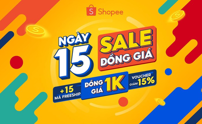 Đến hẹn lại lên, Shopee lên tiệc 1K trong “Ngày 15 Sale Đồng Giá”