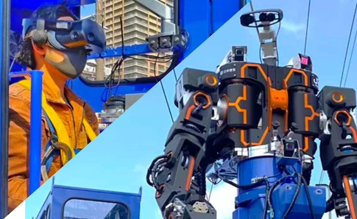 Đây là cách người Nhật điều khiển con robot xây dựng khổng lồ bằng thực tế ảo, chẳng khác nào đang chơi điện tử