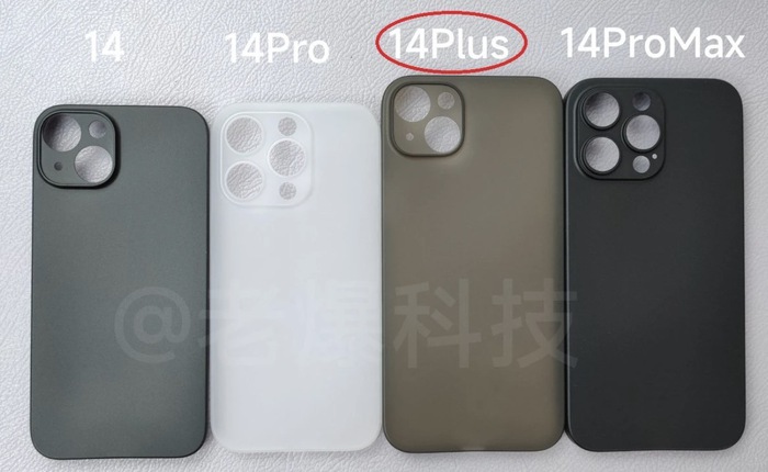Apple sử dụng lại tên gọi "Plus" cho iPhone 14?
