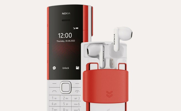 Nokia ra mắt điện thoại "cục gạch" tích hợp tai nghe không dây