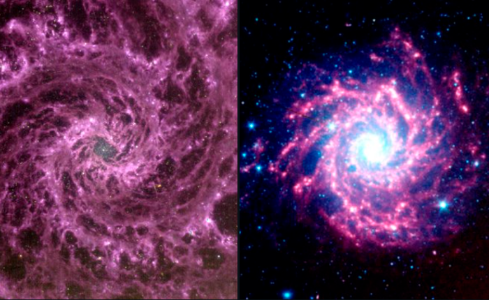 Kính viễn vọng Không gian James Webb "tình cờ" phát hiện vòng xoáy bí ẩn của thiên hà màu tím trong vũ trụ của chúng ta!