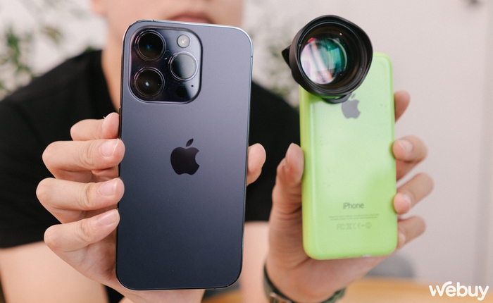 Ống kính siêu cận cảnh Ulanzi giúp iPhone 5C chụp đẹp hơn cả iPhone 14 Pro