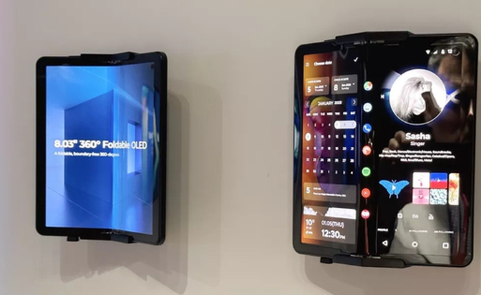 Ý tưởng smartphone màn hình gập 360 độ của LG Display gây chú ý lớn tại CES 2023