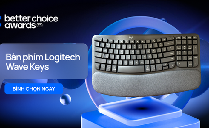 Logitech Wave Keys - Đổi mới sáng tạo trong thiết kế để bảo vệ sức khỏe cổ tay bạn