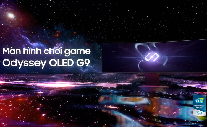 Siêu phẩm Odyssey OLED G9: Cực đỉnh màn hình gaming 2023