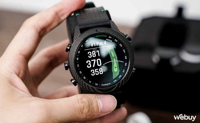 Trên tay Garmin MARQ Golfer Carbon Edition giá 80 triệu: Siêu smartwatch đẳng cấp cho người mê đánh gôn