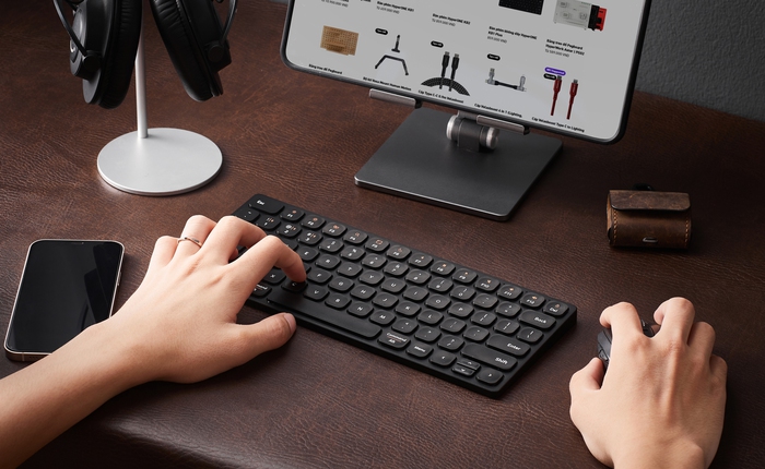 HyperWork ra mắt bàn phím không dây mới: Thiết kế kim loại, pin 5 tháng, giá chỉ hơn 600.000 đồng