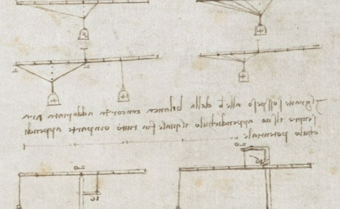 Bản phác thảo cho thấy thiên tài Leonardo da Vinci đã nắm bắt được lực hấp dẫn trước Isaac Newton cả một thế kỷ