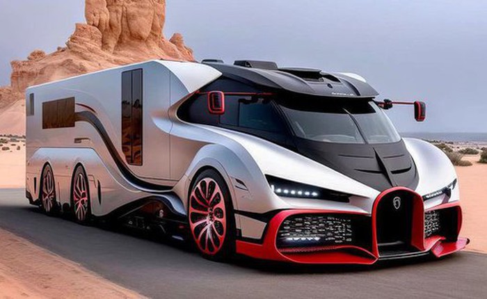 Trí tuệ nhân tạo thiết kế đủ loại xe Bugatti ngoài sức tưởng tượng: Cơ bắp, SUV, limousine và cả… xe tải