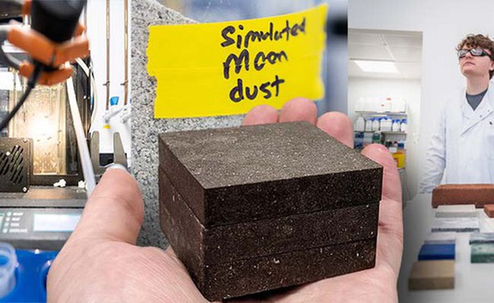 Bê tông vũ trụ làm từ muối, bụi và khoai tây có thể xây dựng căn cứ trên Sao Hỏa