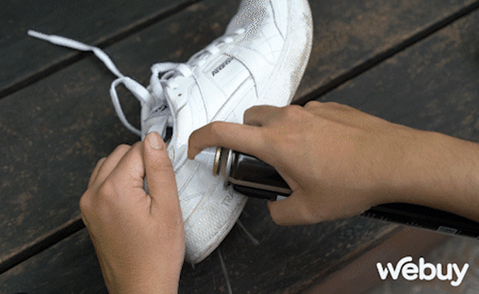 Đánh giá bọt vệ sinh giày Ximo Premium: Làm sạch hiệu quả nhưng không phải giày nào cũng dùng được