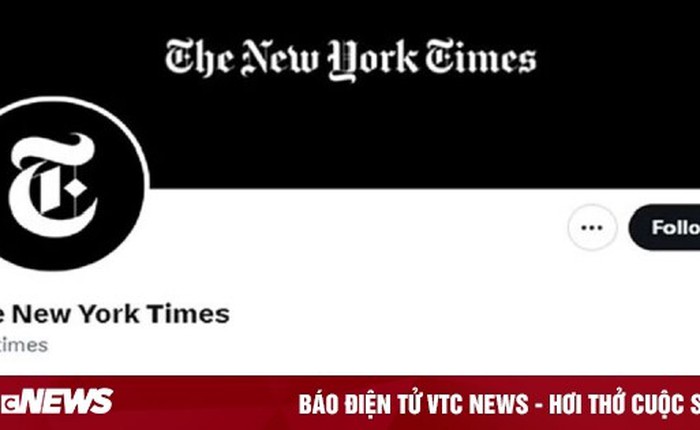 Lý do báo New York Times mất tích xanh Twitter