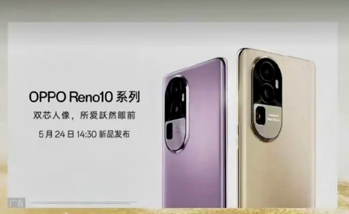 Lộ diện OPPO Reno10 Pro với thiết kế mới, cụm camera dị, chuẩn bị ra mắt ngay trong tháng 5