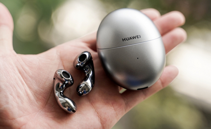 Trên tai Huawei Freebuds 5: Tai nghe chống ồn thiết kế độc lạ, âm thanh Hi-Res, giá 2.99 triệu