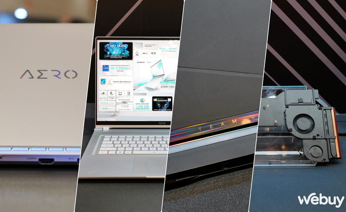 Trên tay bộ 4 laptop Gigabyte AORUS: Đa dạng về kích thước và công nghệ
