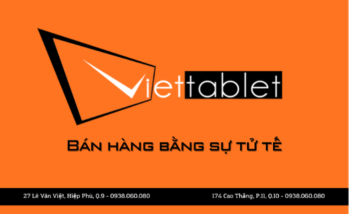 Viettablet - Thương hiệu 13 năm đi cùng khách hàng trong lĩnh vực công nghệ
