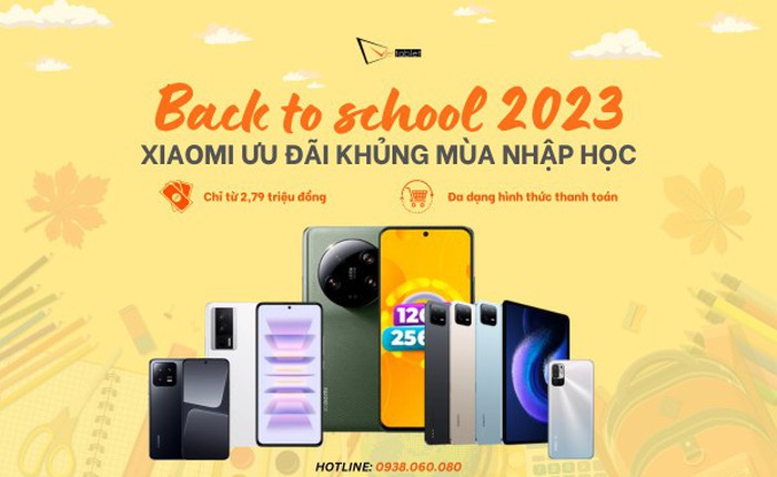 Cập nhật bảng giá smartphone, tablet Xiaomi thời điểm đầu năm học 2023