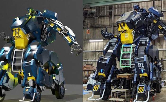 Robot Nhật Bản khổng lồ trị giá 2,75 triệu USD có thể biến hình và sở hữu buồng lái bên trong cơ thể