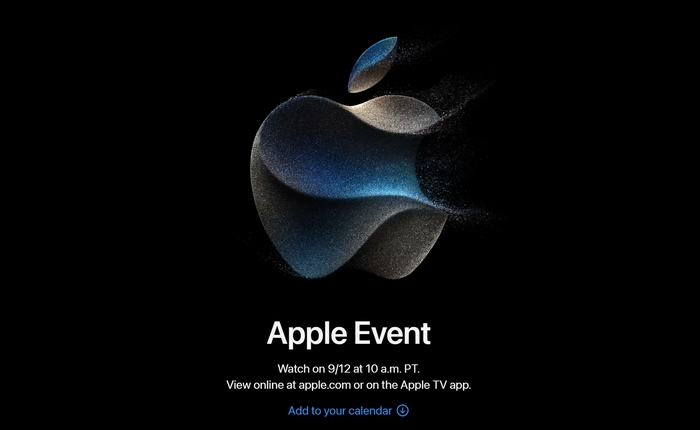 Chính thức: iPhone 15 ra mắt ngày 12/9