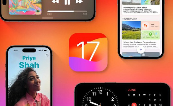 Apple phát hành iOS 17 chính thức, hỗ trợ iPhone XS trở đi