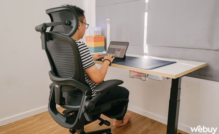 Trải nghiệm bộ bàn ghế công thái học Epione SmartDesk Pro và EasyChair phiên bản mới
