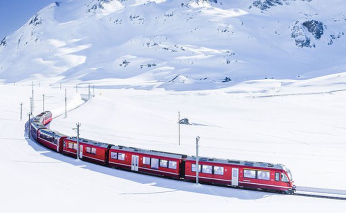 Glacier Express: 'Tàu tốc hành' chậm nhất thế giới, mất 8 giờ để đi gần 300 km!