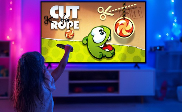 Người dùng TV LG đã có thể chơi Cut The Rope bằng điều khiển thông minh Magic Remote