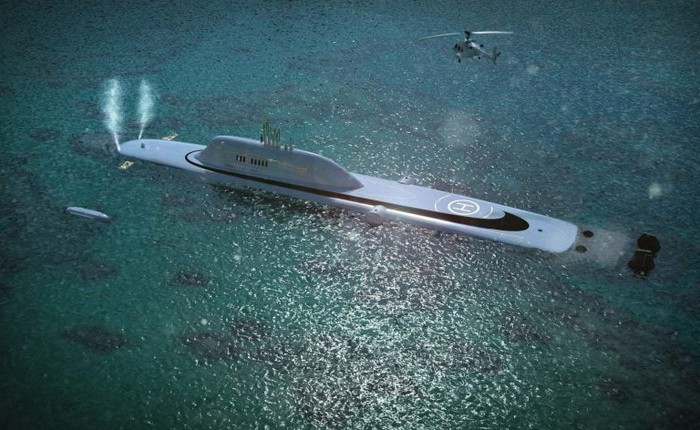 'Chán' du thuyền, giới siêu giàu giờ chỉ để mắt tới tàu ngầm hạng sang cỡ lớn: Giá 2 tỷ USD, có thể lặn suốt 4 tuần ở độ sâu 250m, trang bị cả rạp chiếu phim và hồ bơi