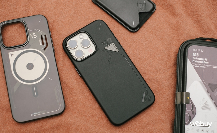 Ốp lưng độc lạ cho iPhone 15 Pro Max: Thiết kế "tương lai", có MagSafe và tản nhiệt, giá chỉ từ 600.000 đồng