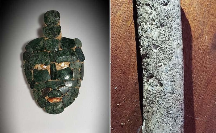 Bí ẩn về mặt nạ ngọc bích được phát hiện trong lăng mộ vua Maya ở Guatemala