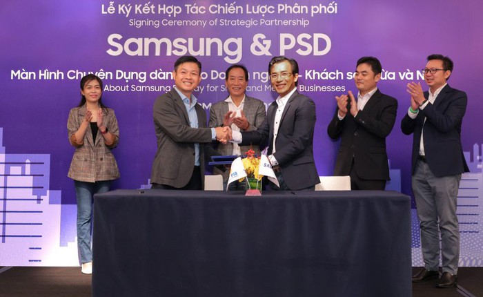 Samsung mở rộng hợp tác cùng PSD, mang giải pháp hiển thị toàn diện cho doanh nghiệp vừa và nhỏ