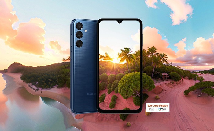 Samsung ra mắt điện thoại 5G giá rẻ, camera 50MP, pin 6000mAh