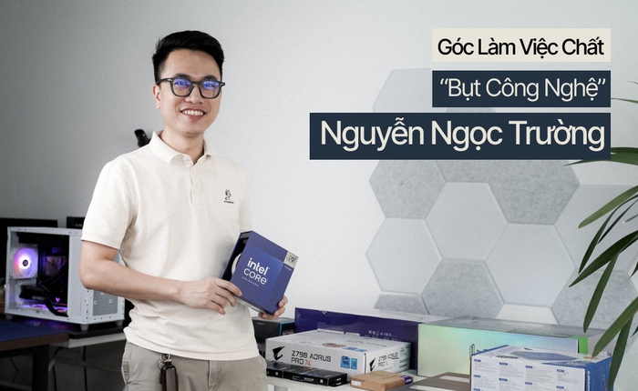 Không gian làm việc đáng mơ ước với người 'mê PC' của Bụt Công Nghệ