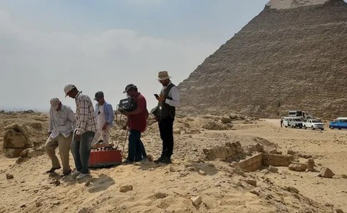 Cấu trúc hình chữ L bí ẩn được tìm thấy gần kim tự tháp Giza của Ai Cập