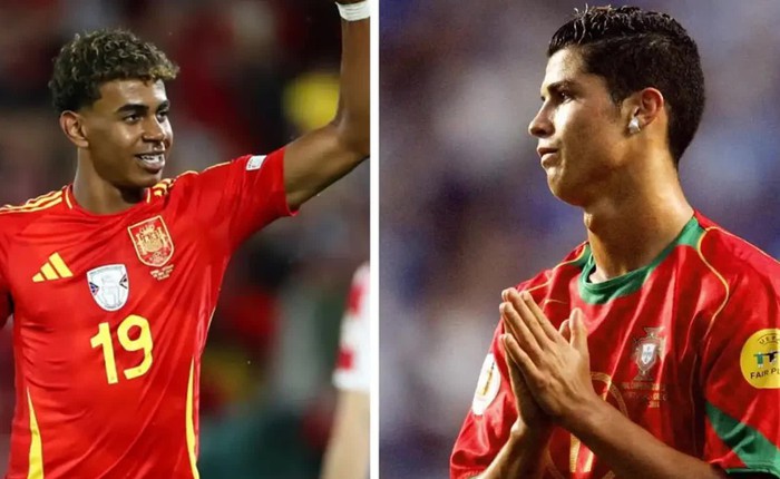 Vừa tốt nghiệp trung học, ngôi sao 16 tuổi san bằng luôn cột mốc Euro của Ronaldo