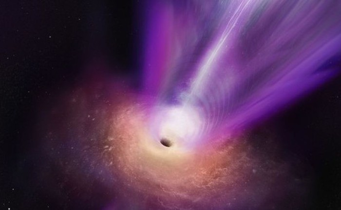 Một hố đen cổ đại đang nhảy múa ngoạn mục với các thiên hà