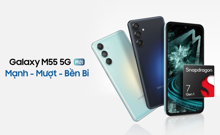 Ra mắt bộ đôi Galaxy M35 và M55 5G: Thiết kế trẻ trung, hiệu năng khá, pin khủng 6.000mAh, giá chỉ từ 8,79 triệu đồng