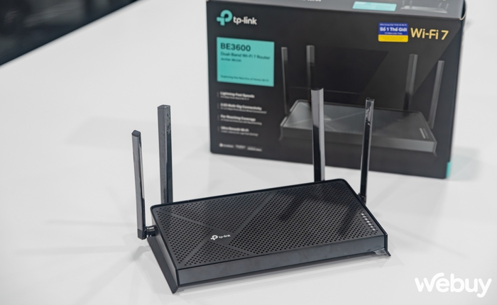 TP-Link ra mắt router hỗ trợ Wi-Fi 7 đầu tiên tại Việt Nam: Băng thông tốc độ cao lên tới 3.6 Gbps, giá gần 2.6 triệu đồng