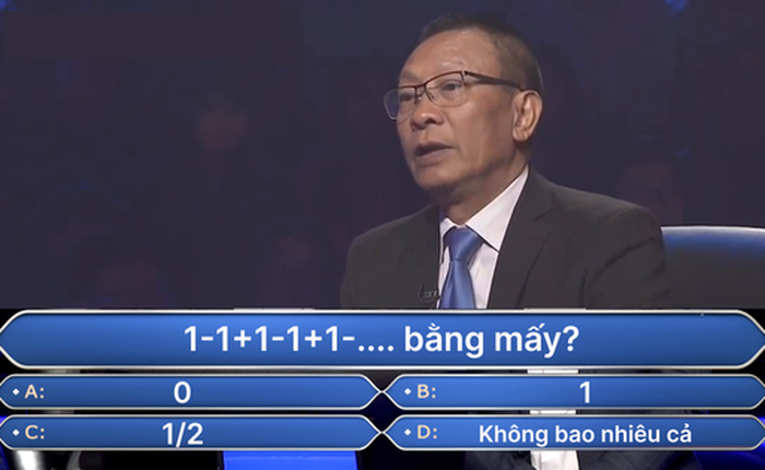 1 – 1 + 1 – 1 + 1 – 1 + … bằng mấy? Các nhà toán học đã cãi nhau hơn 300 năm về kết quả của phép tính này