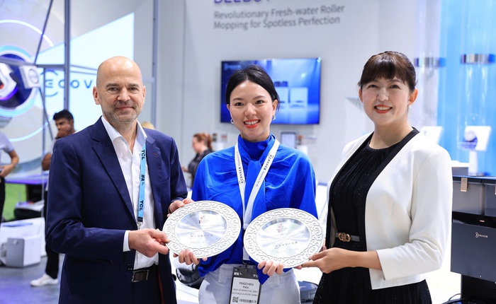 ECOVACS 'ẵm' ngay 2 giải thưởng sáng tạo công nghệ với DEEBOT X8 Pro OMNI tại IFA 2024