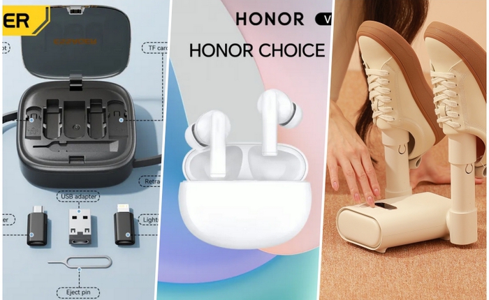Hậu 9/9 vẫn còn nhiều deal: Cáp sạc đôi 45.000đ, tai nghe chống ồn Honor chỉ 348.000đ, sấy giày Xiaomi giảm 42%...
