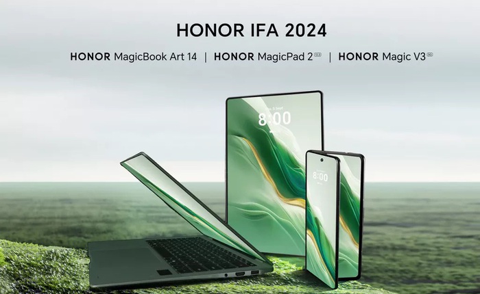 Honor ra mắt smartphone gập mỏng nhất thế giới tại IFA 2024