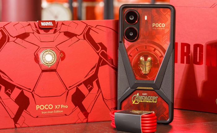 Xiaomi ra mắt điện thoại Iron Man cực chất: Thiết kế màu đỏ đặc trưng, hiệu năng mạnh mẽ, pin 6.000mAh