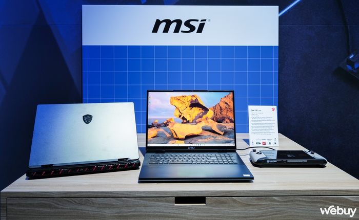 Một vòng quầy MSI tại CES 2025: Đã xuất hiện laptop với Nvidia GeForce RTX 50 Series mới nhất, máy chơi game cầm tay Claw 8 AI+