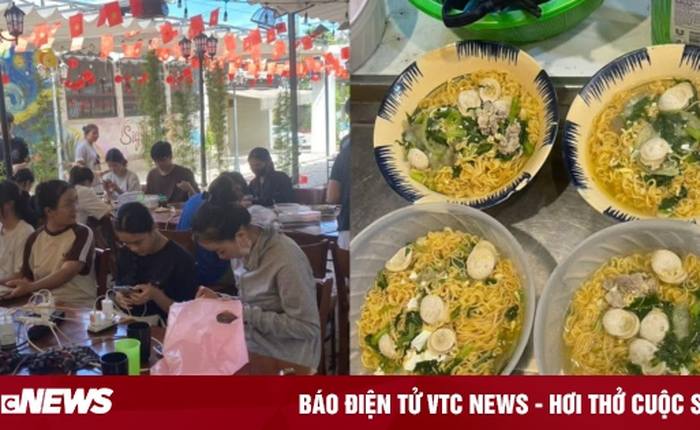 Chủ quán ăn ở Thái Nguyên hỗ trợ sinh viên sạc điện, ăn uống miễn phí