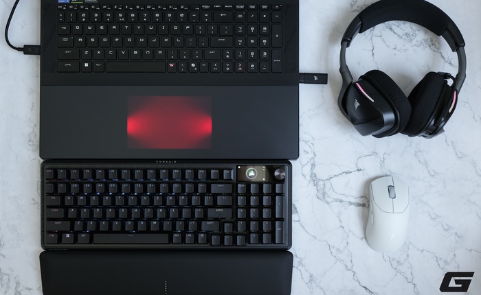 Trên tay bộ đôi “Pro Max” nhà Corsair: Vanguard Pro 96 và VOID v2 MAX Wireless, combo vừa làm việc hiệu quả vừa chơi hết mình