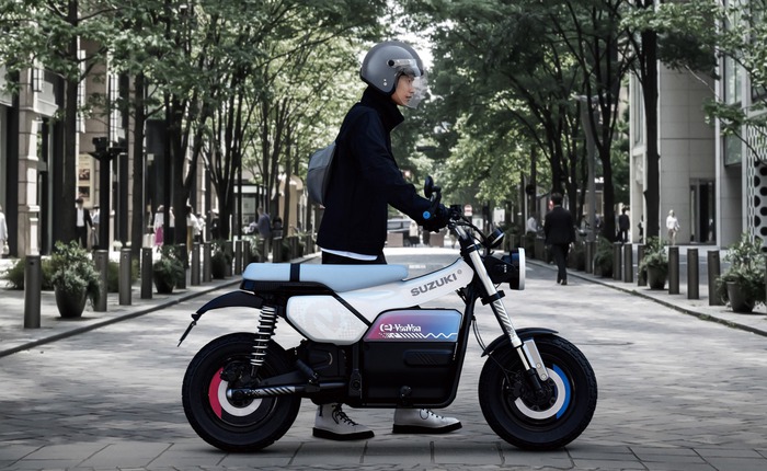 Suzuki chính thức ra mắt mẫu xe máy điện hoàn toàn mới, mang phong cách giống hệt 'Charly cúc cu'
