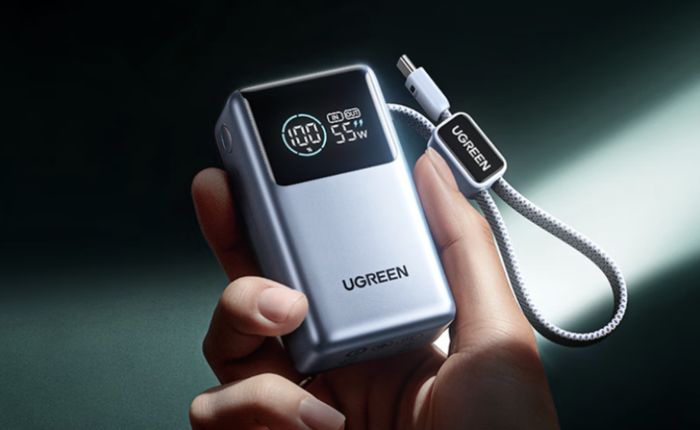 Ugreen ra mắt pin dự phòng 10.000mAh siêu nhỏ gọn nhưng 55W, sạc 3 máy cùng lúc, giá hơn 700.000đ