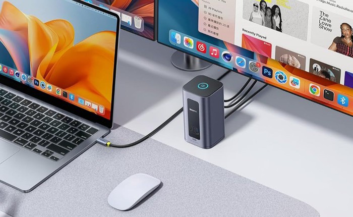 Baseus ra mắt dock 12-trong-1 kết nối 2 màn hình QHD cùng lúc, sạc nhanh 95W, người dùng macOS chắc chắn ưng